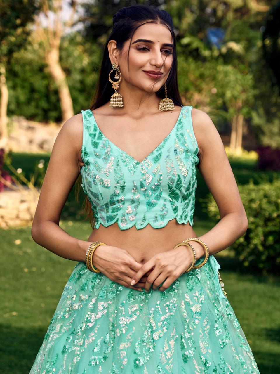 Sabella 5101 Blue catalog blue lehenga online india