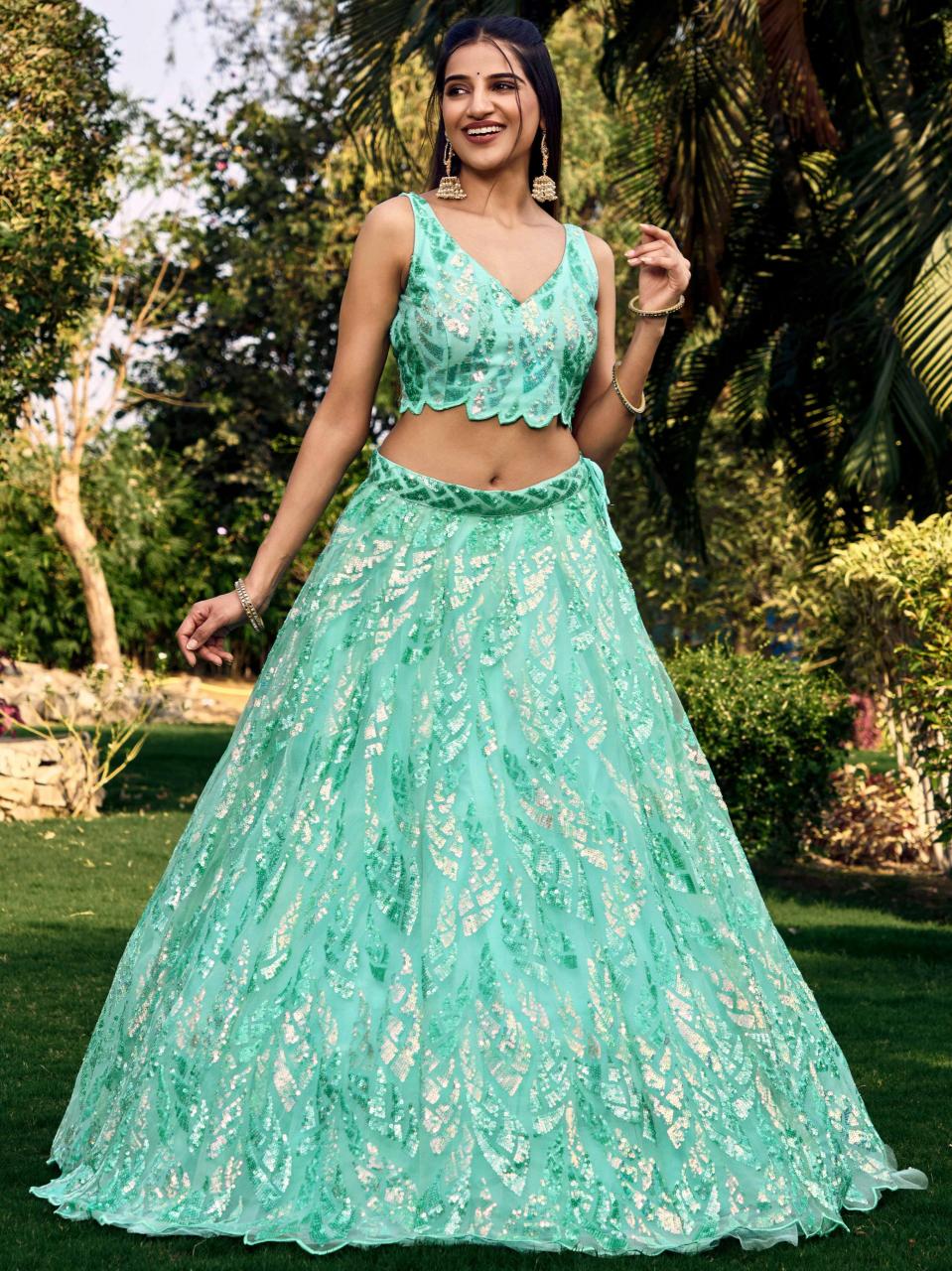 Sabella 5101 Blue catalog blue lehenga online india
