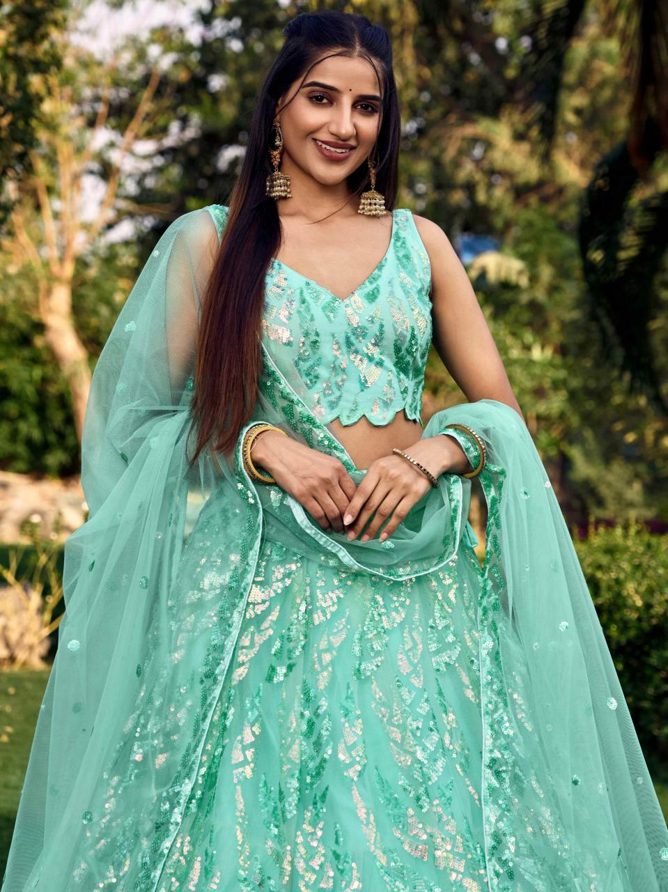 Sabella 5101 Blue catalog blue lehenga online india