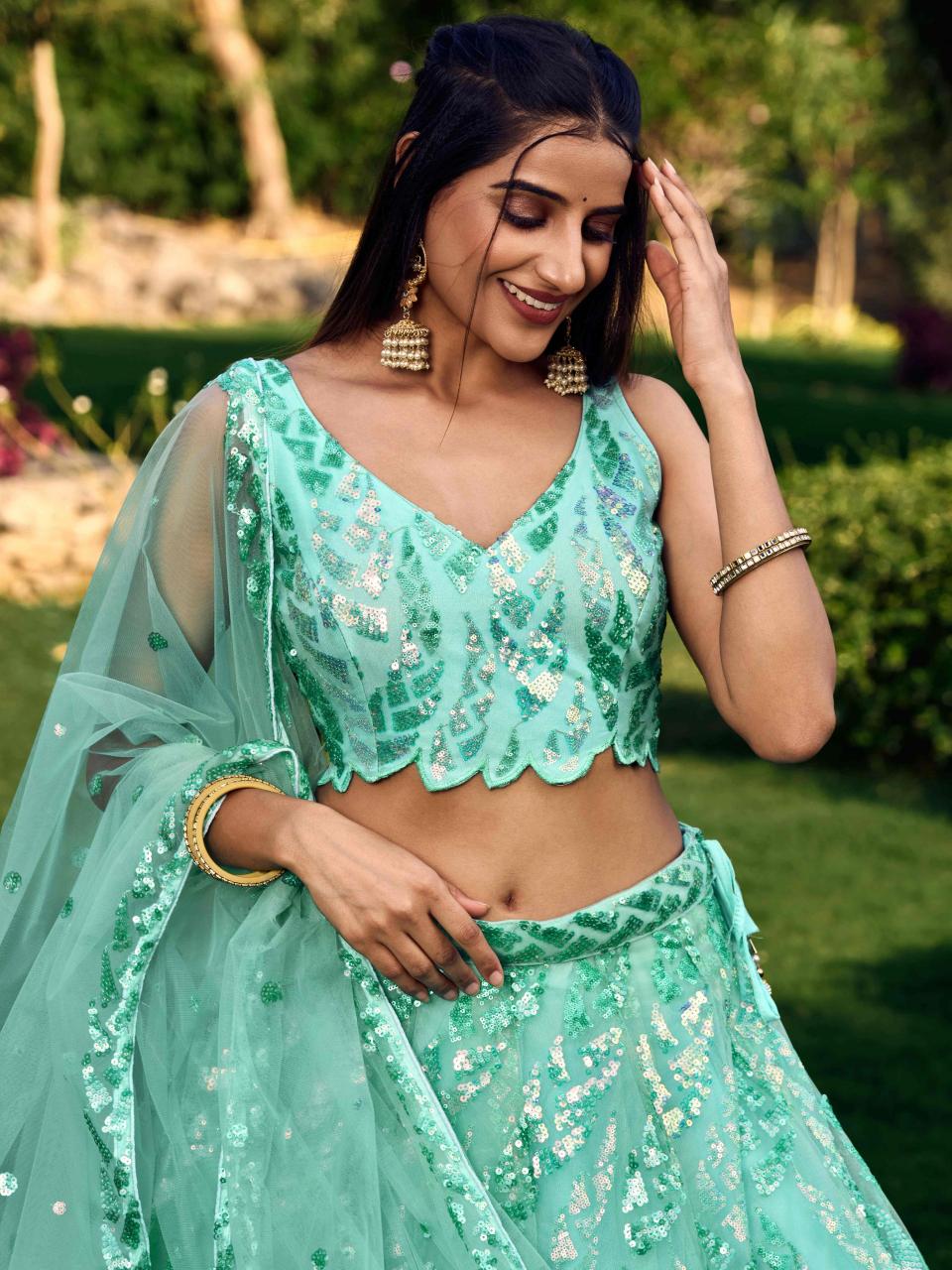 Sabella 5101 Blue catalog blue lehenga online india