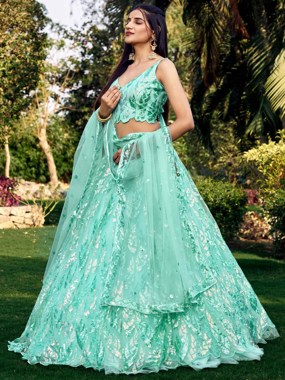 Sabella 5101 Blue catalog blue lehenga online india