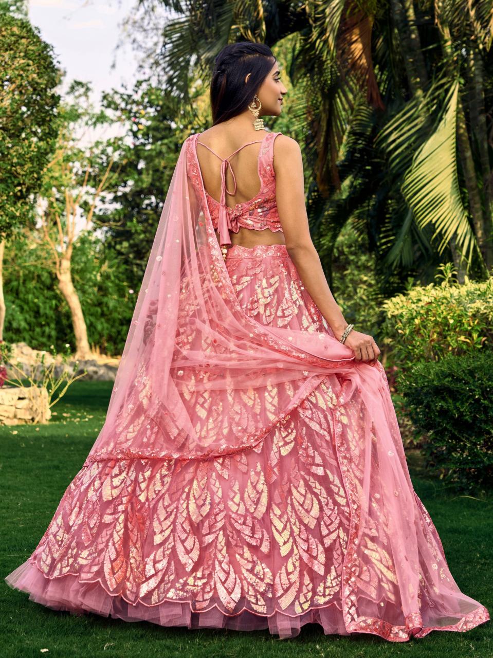 Sabella 5101 Pink catalog best lehenga company in india
