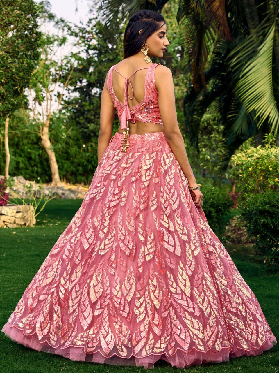 Sabella 5101 Pink catalog best lehenga company in india