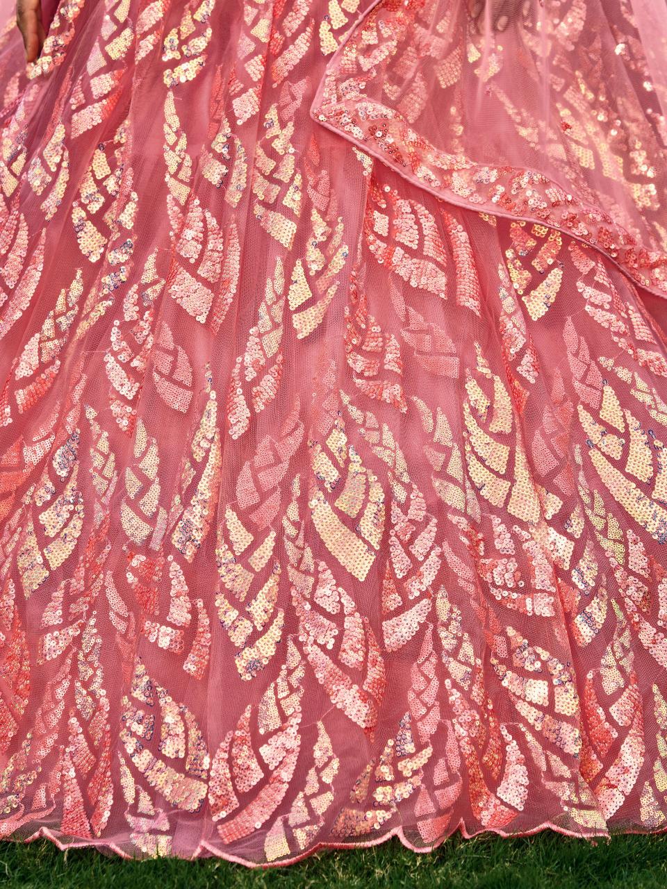 Sabella 5101 Pink catalog best lehenga company in india