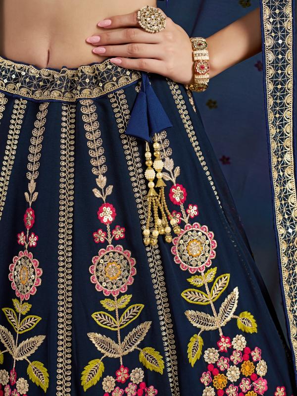 Sabella 6008 Blue catalog lehenga choli india online shopping