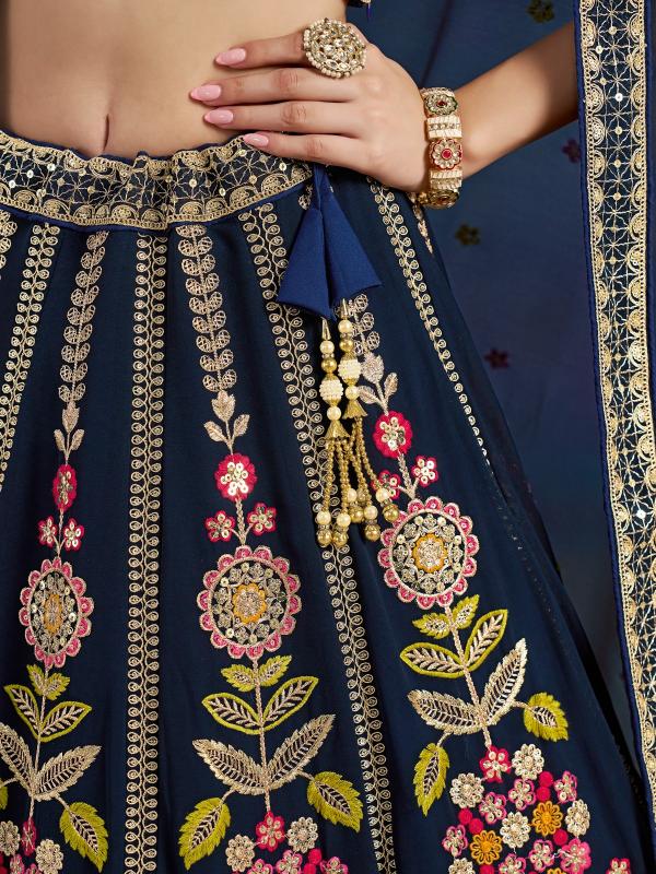Sabella 6008 Blue catalog lehenga choli india online shopping