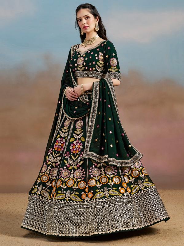 Sabella 6008 Green wedding lehenga north india