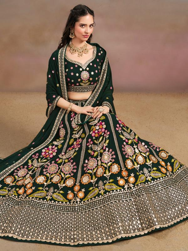 Sabella 6008 Green wedding lehenga north india