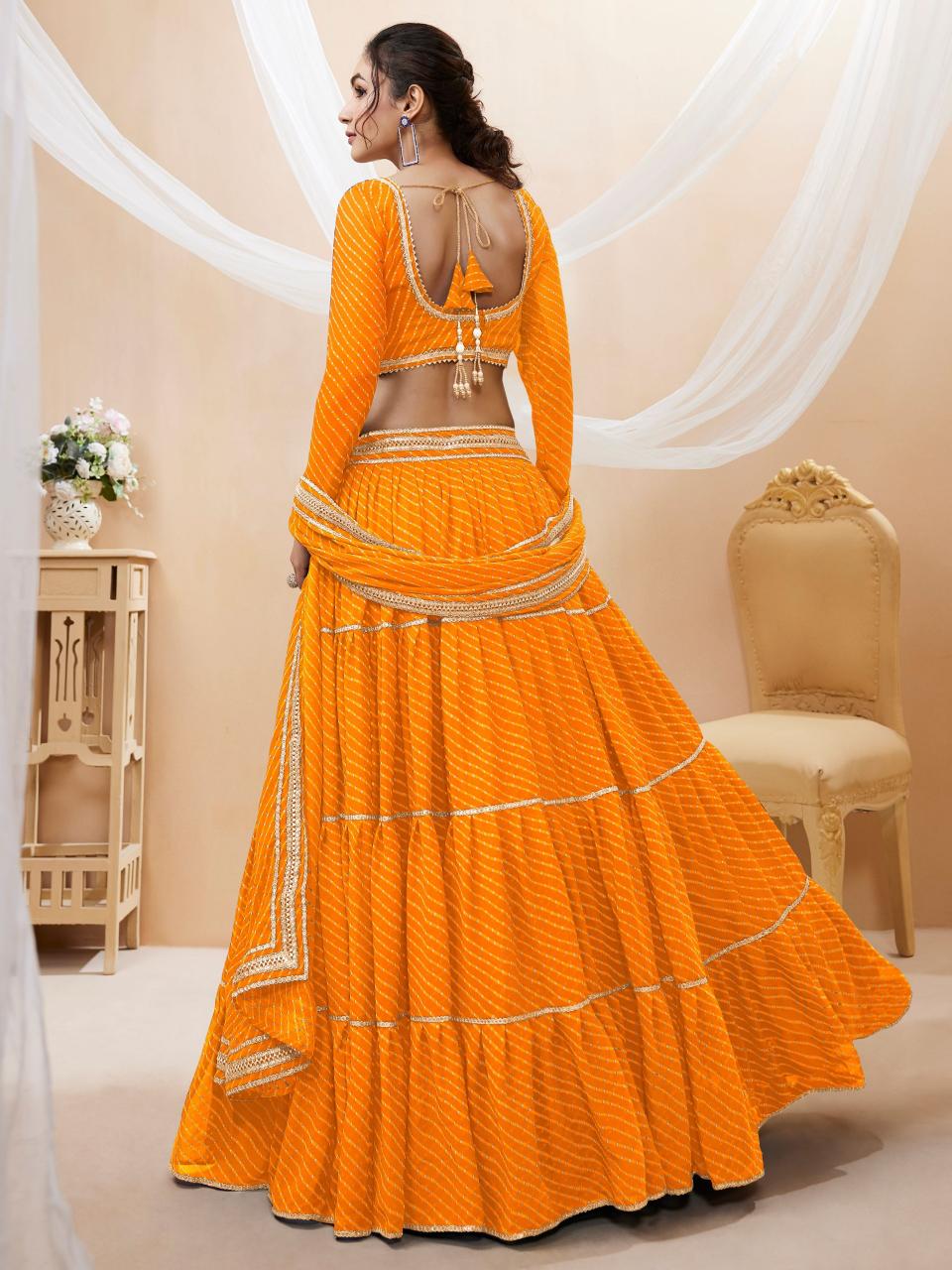 Sabella 605 Yellow catalog best lehenga market in india