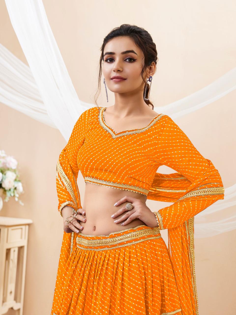 Sabella 605 Yellow catalog best lehenga market in india