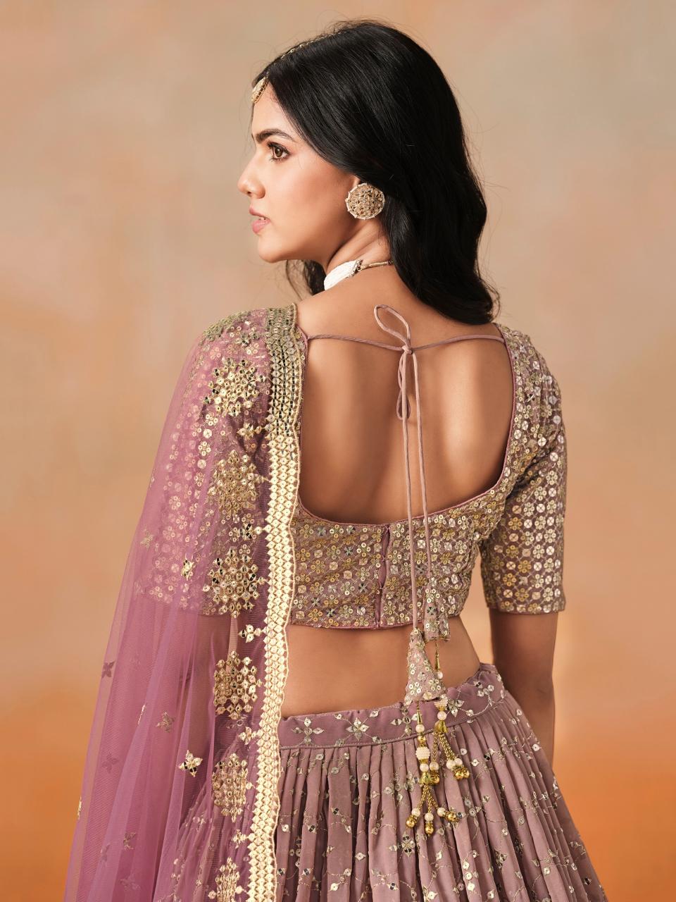 Sabella 7086 Maroon catalog best online lehenga sites in india