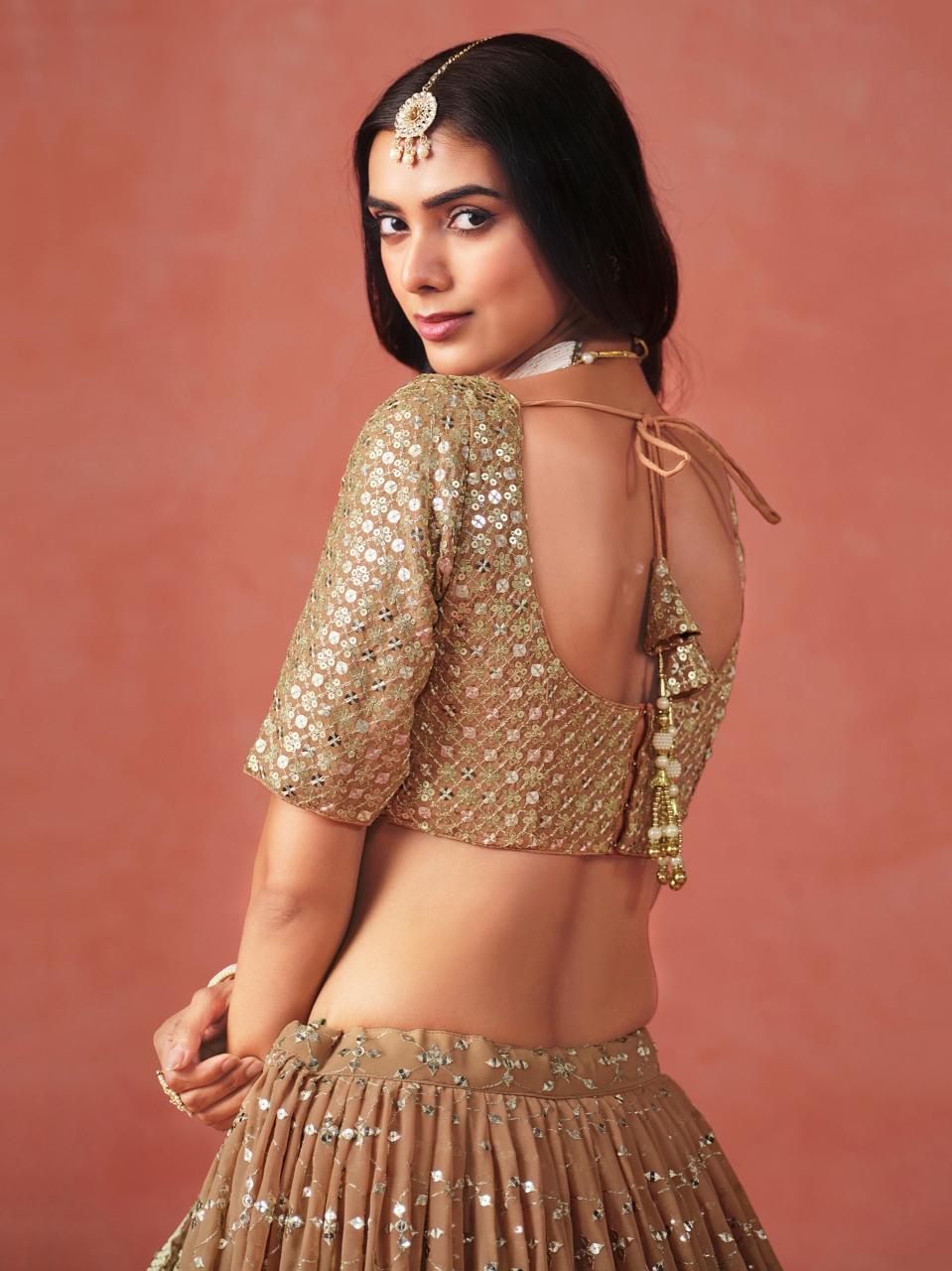 Sabella 7086 Mehndi catalog best place to buy bridal lehenga in india