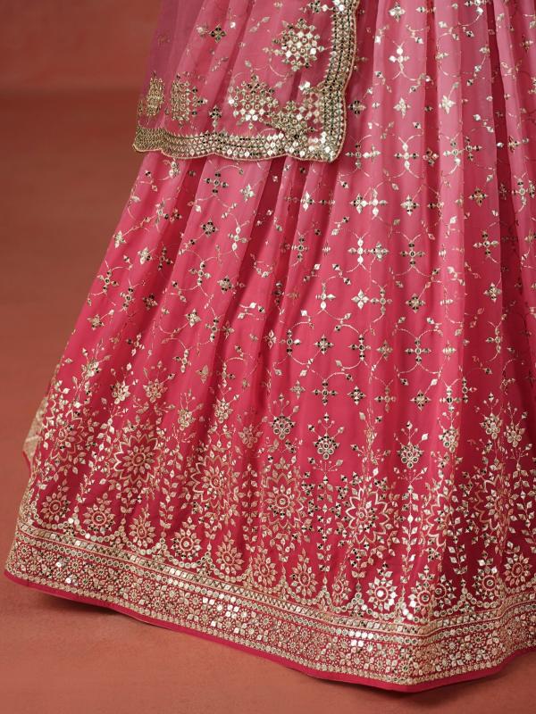 Sabella 7086 Peach catalog buy lehenga style online india