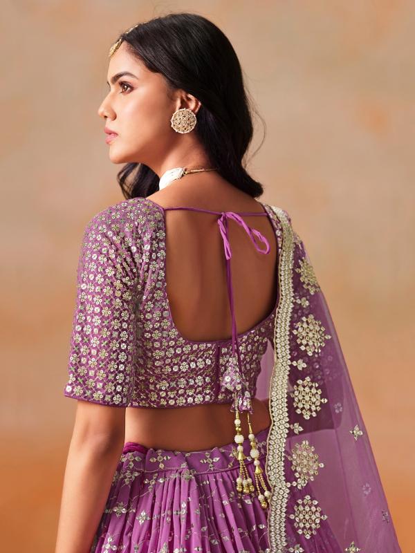 Sabella 7086 Rani Pink catalog best lehenga site in india 