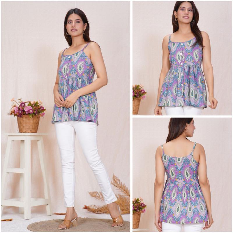 Sabella Jaipur vol 21 Catalog Striped Top for women