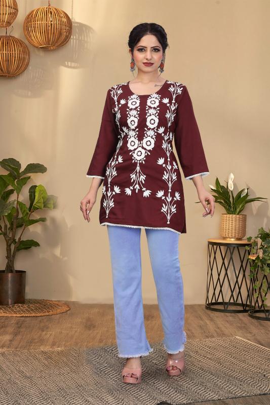 Sabella Money catalog ladies short kurtis online india