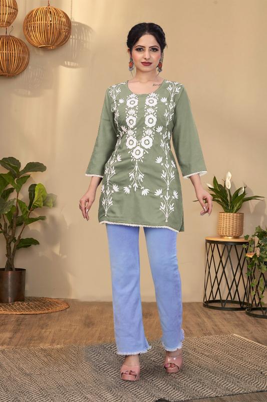 Sabella Money catalog ladies short kurtis online india