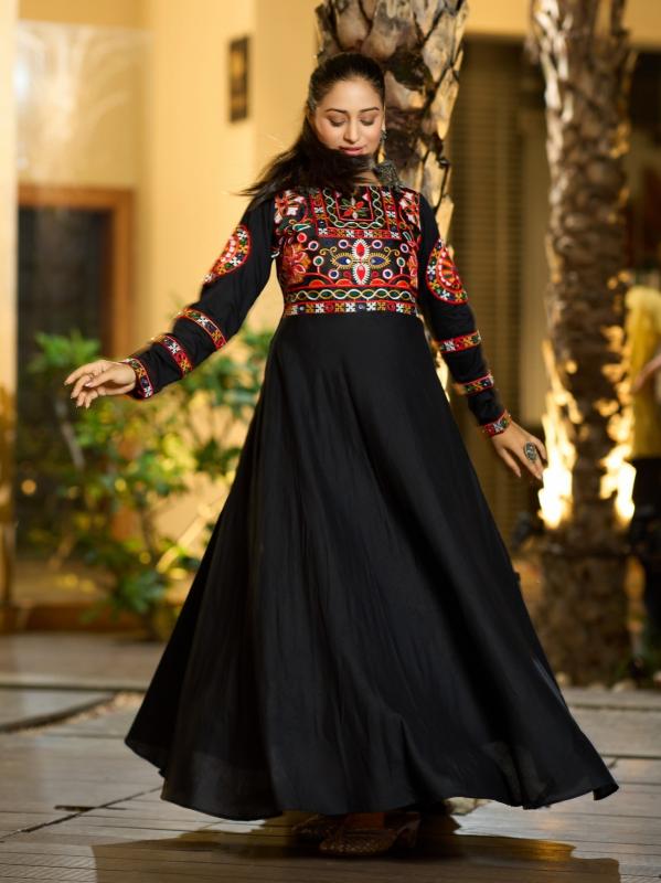 Sabella Navratri catalog indian black kurti