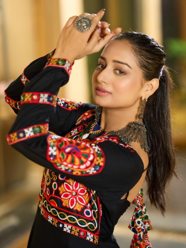 Sabella Navratri catalog indian black kurti