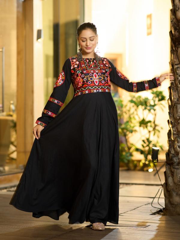 Sabella Navratri catalog indian black kurti