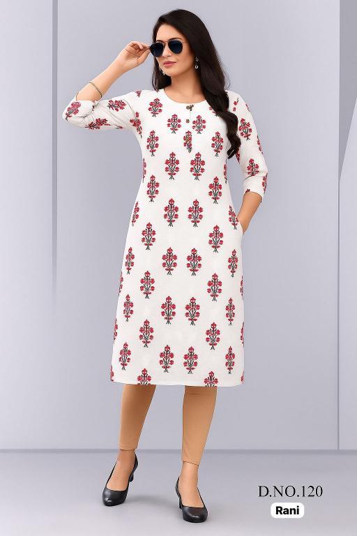 Sabella Rayon white catalog white kurti online india