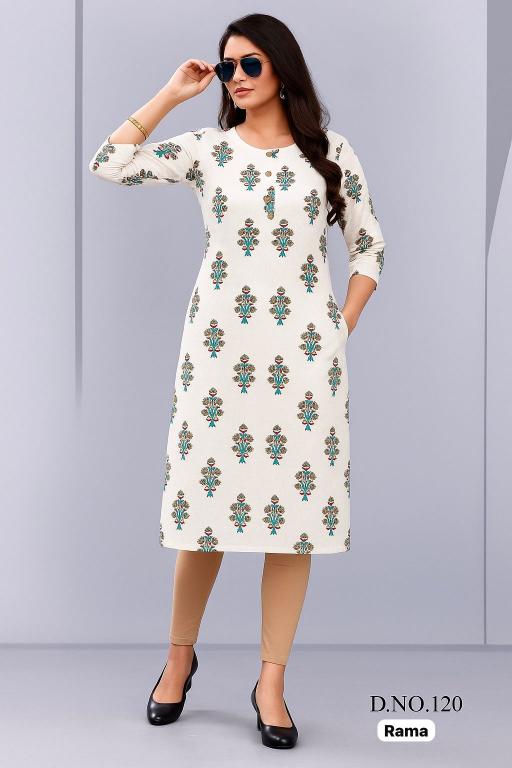 Sabella Rayon white catalog white kurti online india