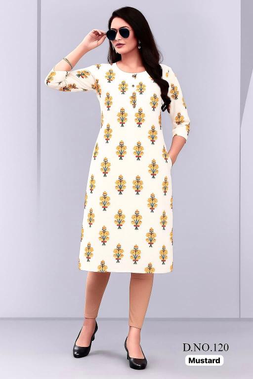 Sabella Rayon white catalog white kurti online india