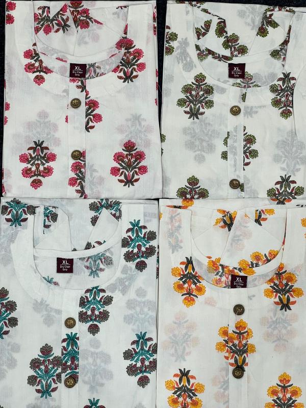 Sabella Rayon white catalog white kurti online india