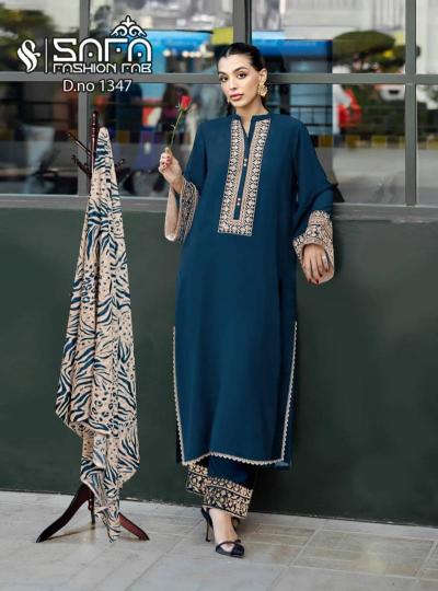 Safa Fashion Fab 1347 Colours Tunic wholesale pakistani suits
