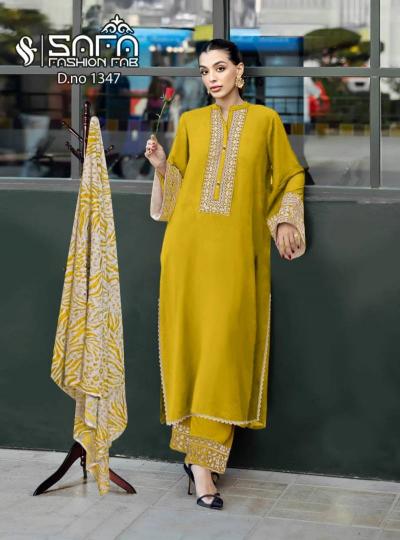 Safa Fashion Fab 1347 Colours Tunic wholesale pakistani suits