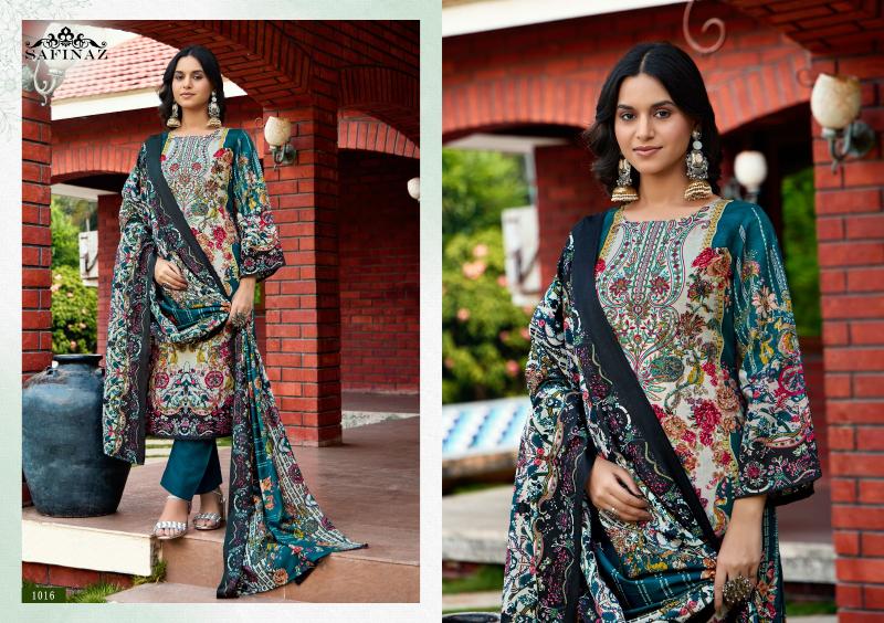 Safinaz Nzakat catalog wholesale cotton dress material in mumbai