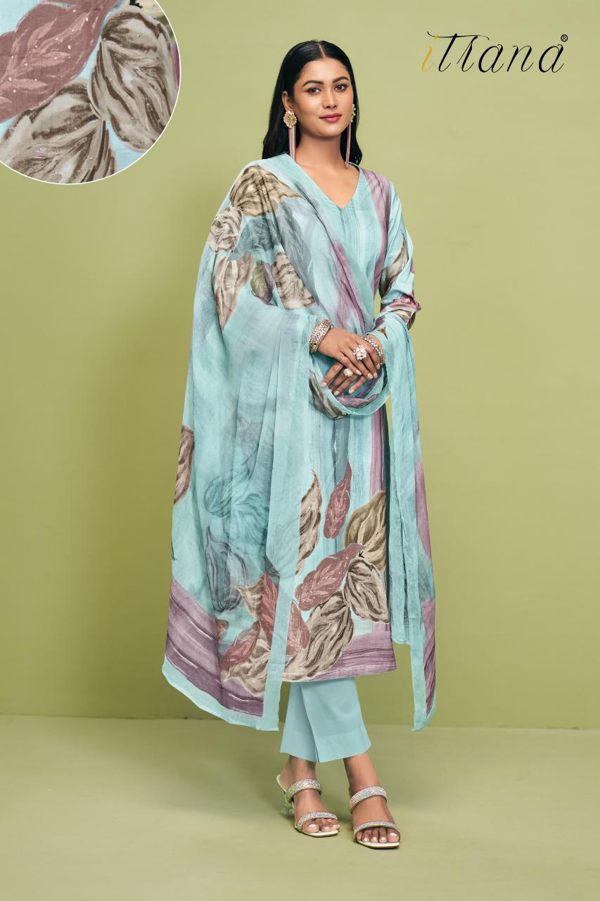 Sahiba Itrana Summer Floral catalog wholesale salwar kameez market in bangalore 