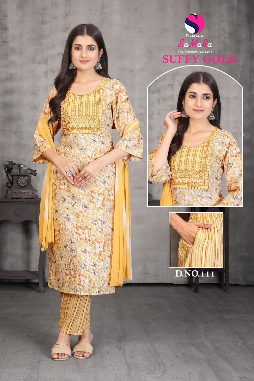 Samara Suffy Gold vol 2 catalog designer kurti manufacturer in india
