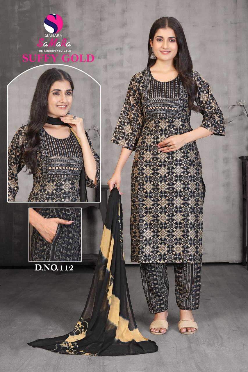 Samara Suffy Gold vol 2 catalog designer kurti manufacturer in india