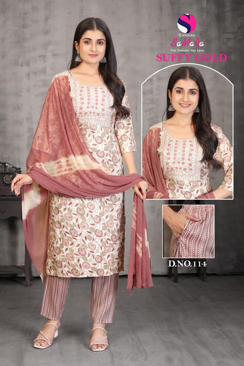 Samara Suffy Gold vol 2 catalog designer kurti manufacturer in india