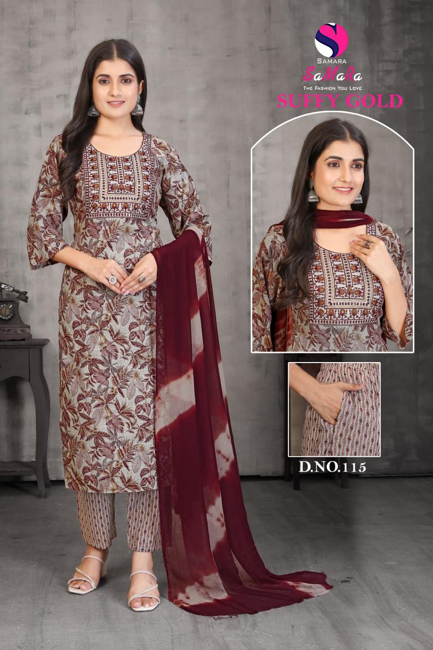 Samara Suffy Gold vol 2 catalog designer kurti manufacturer in india