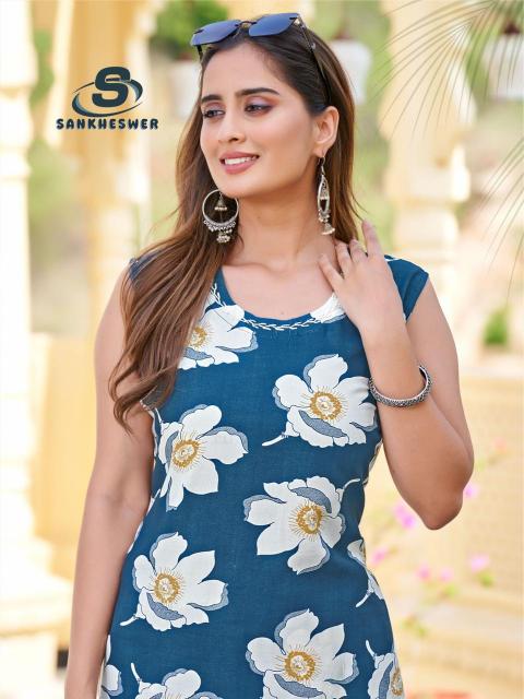 Sankheswer Summer Cool Vol 1 Catalog Rayon Printed co ord wholesale