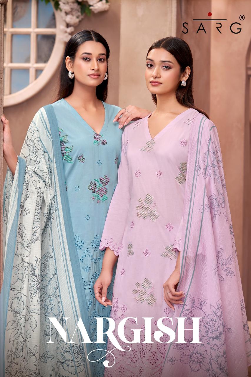Sarg Nargish catalog dubai salwar kameez wholesalers