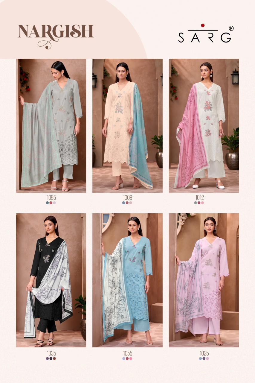 Sarg Nargish catalog dubai salwar kameez wholesalers