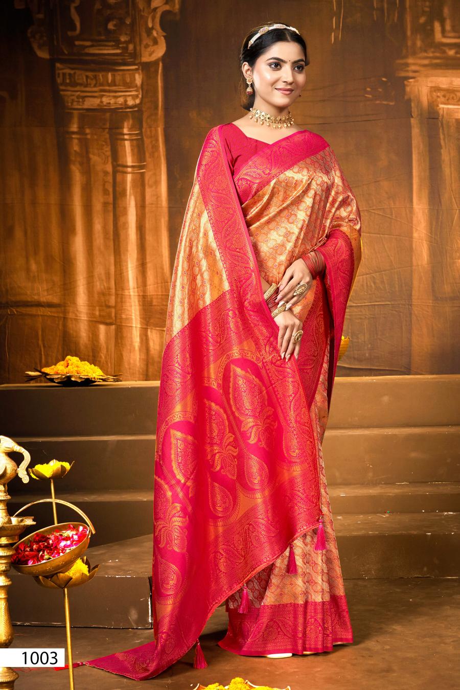 Saroj Deep rekha silk vol.1  Soft Kanjivaram Silk surat with price wholesale