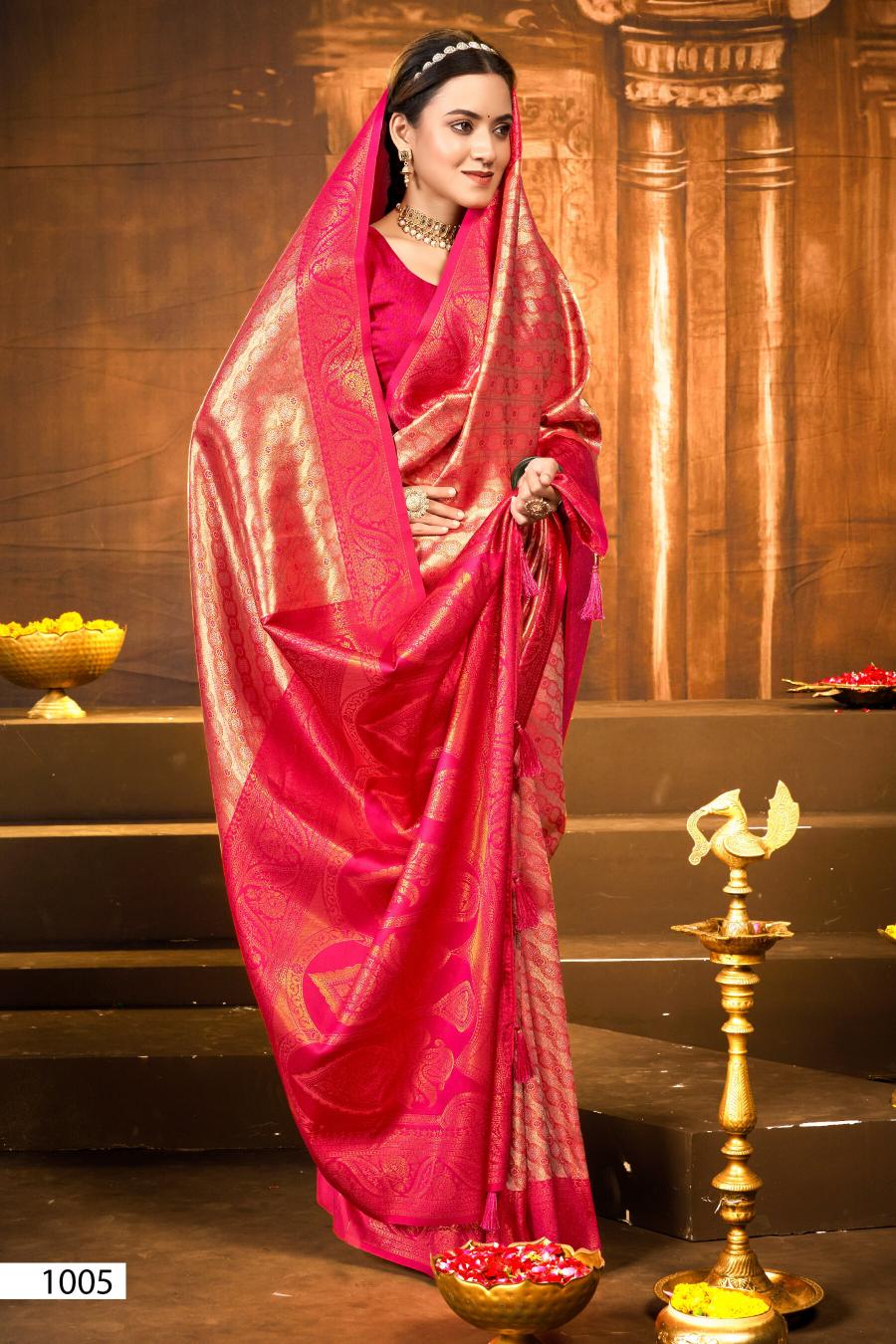 Saroj Deep rekha silk vol.1  Soft Kanjivaram Silk surat with price wholesale