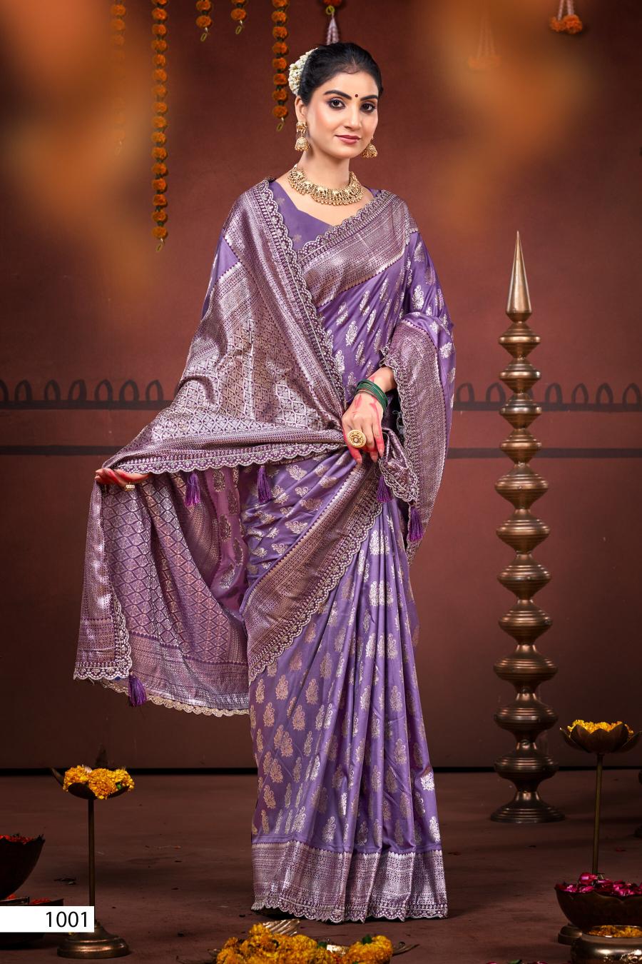 Saroj Man maryada silk saroski vol.1 50*600 silk saree surat with price wholesale
