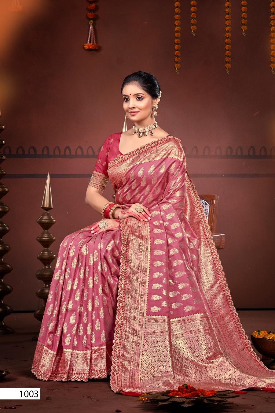 Saroj Man maryada silk saroski vol.1 50*600 silk saree surat with price wholesale