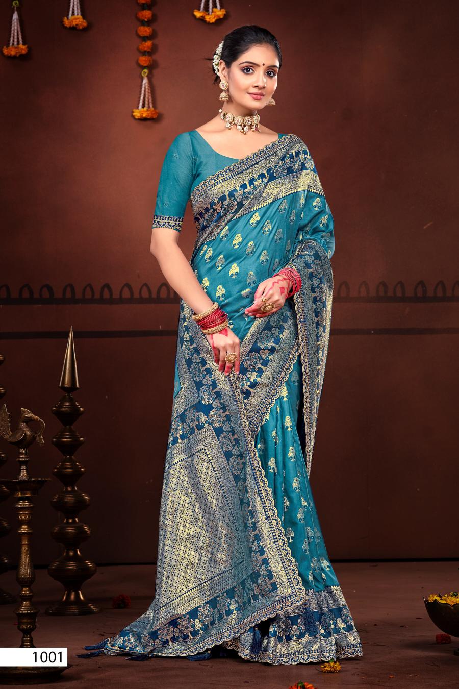 Saroj Man maryada silk saroski vol.2 50*600 silk saree surat with price wholesale