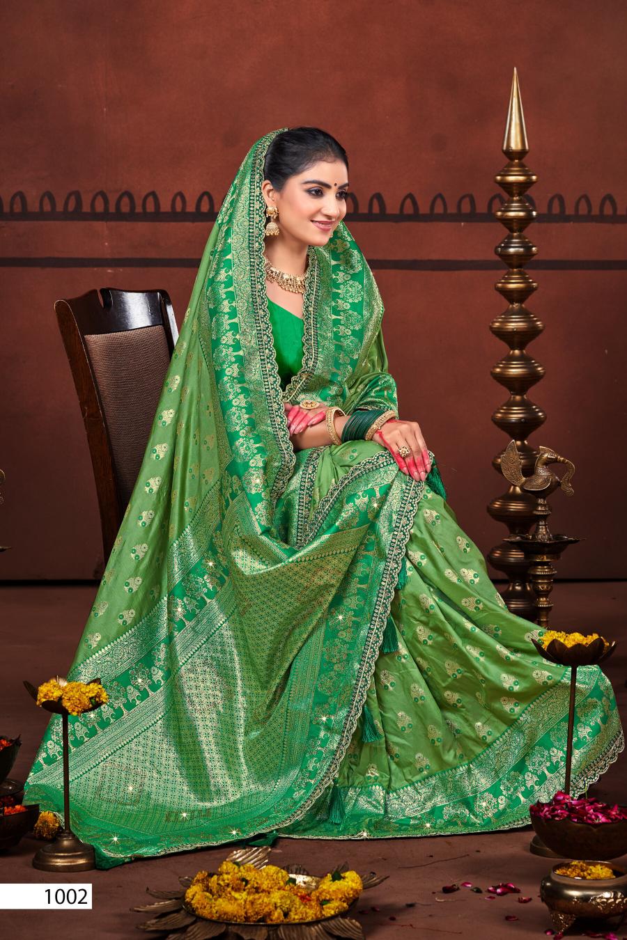 Saroj Man maryada silk saroski vol.2 50*600 silk saree surat with price wholesale