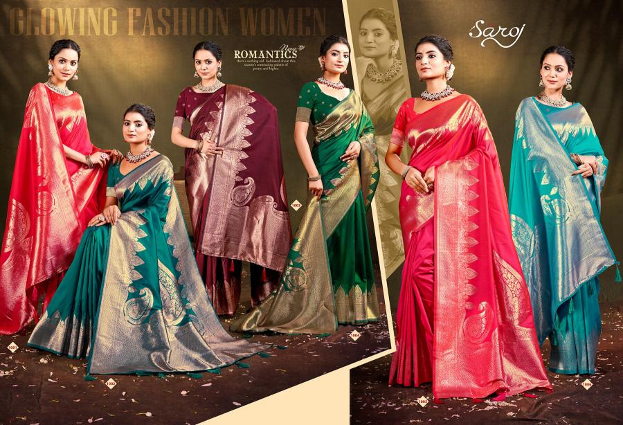 Saroj Ragini silk vol.1 50*600 silk saree surat with price wholesale