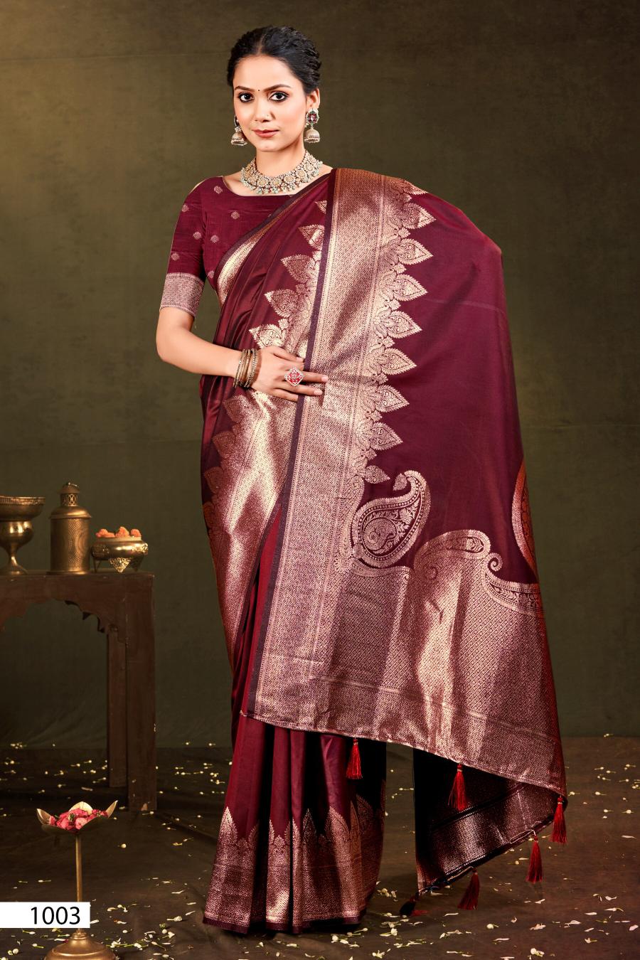 Saroj Ragini silk vol.1 50*600 silk saree surat with price wholesale