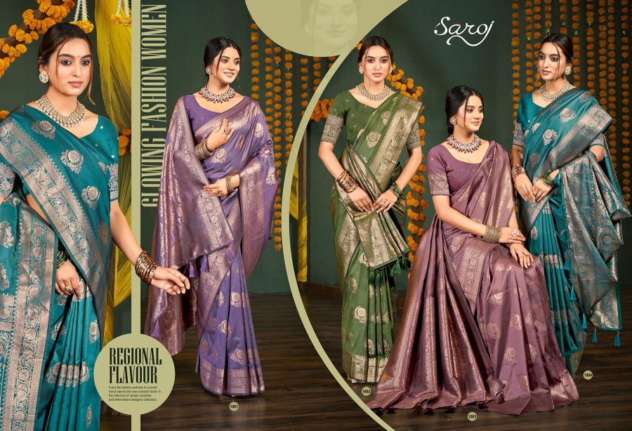 Saroj Supriya silk vol.2 50*600 silk saree wholesaler