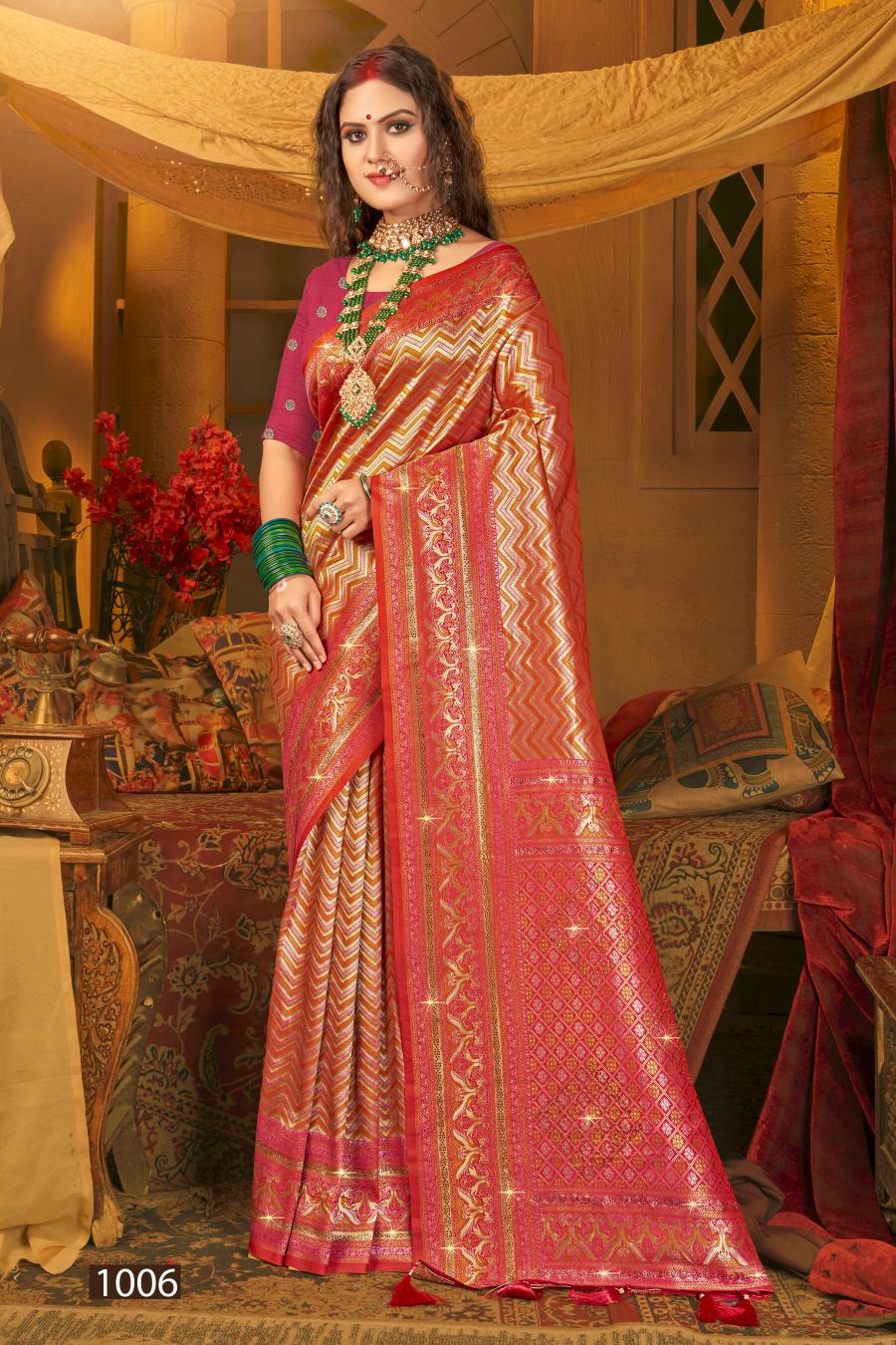 Saroj Vaishnavi silk saroski vol.1 Soft Kanjivaram Silk surat with price wholesale