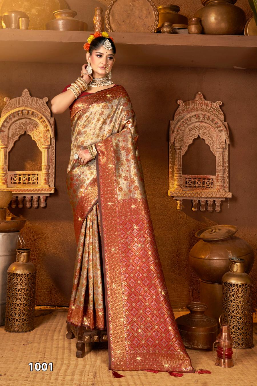 Saroj Vaishnavi silk saroski vol.2 Soft Kanjivaram Silk surat with price wholesale